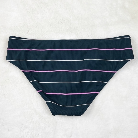 NEW Kona Sol Moderate Coverage Hipster Bikini Bottoms in Stripe - Picture 6 of 6